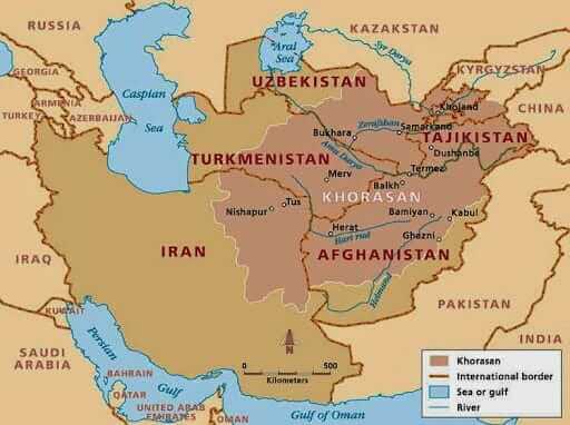 Alauddin Vuian Khorasan map