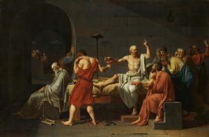 The Death of Socretes (1787) by Jacques-Louis David