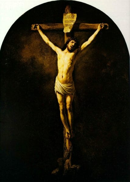 Christian Cross Symbols - Crucifixion-of-Jesus-Rembrandt-1631