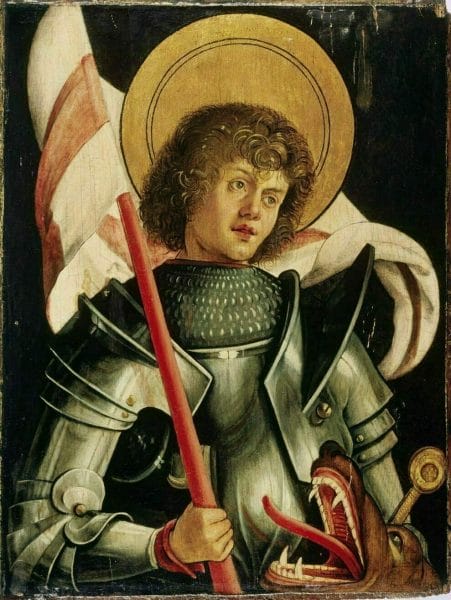 Christian Cross Symbols -Saint George and the Dragon - Hans von Kulmbach (1510)