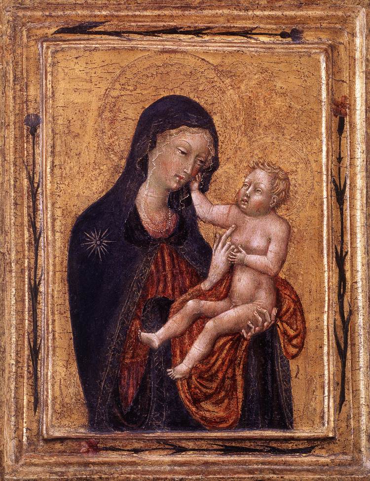 Giovanni di Paolo-Virgin and Child-1440