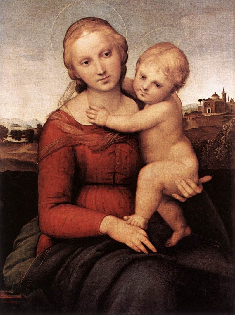 raphael madonna-and-child-1505